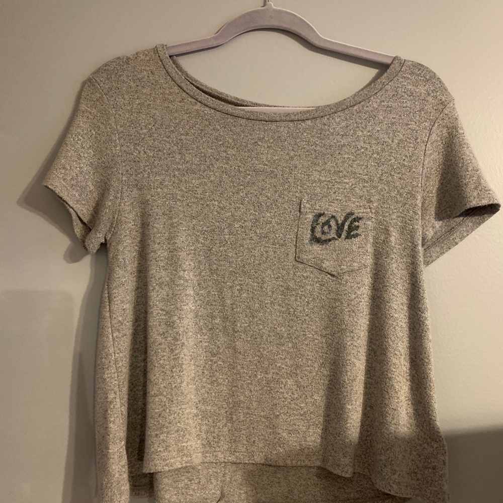 american eagle flowy shirt